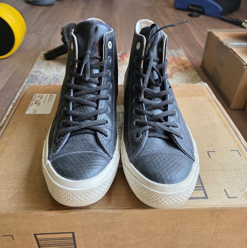 Converse Black High-Top Men's Sneakers Size 10